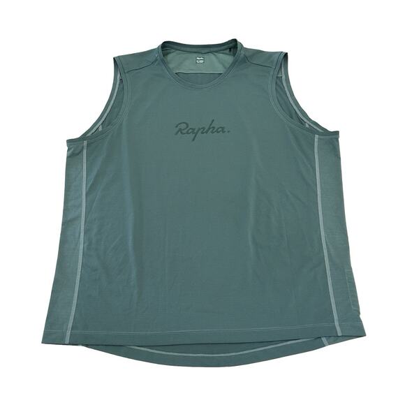Rapha Other - Rapha Indoor Training T Shirt Mens Size 2XL Green Sleeveless Mesh
